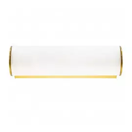 801813 (MB338-1GL) Светильник настенный BLANDA 1х40W E14 ЗОЛОТО/БЕЛЫЙ (в комплекте)