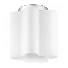 802010 (MC998-1) Светильник NUBI 1х40W E27 ХРОМ/БЕЛЫЙ (в комплекте)