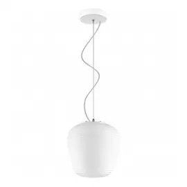 805011 (80204-B) Люстра ARNIA 1х40W E27 БЕЛЫЙ (в комплекте)