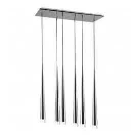 807064 (MD1220B-6W) Подвес PUNTO 6x25W G9 chrome (в комплекте)