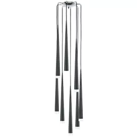 Подвесной светильник Lightstar Punto MD1220A-8BL 8х25W G9 (в комплекте) Хром-Черный-Белый (807087)