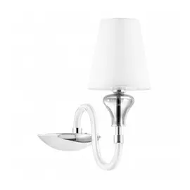 809616 (MB2070-1) Бра OTTO 1х40W E14 БЕЛЫЙ ткань (в комплекте)