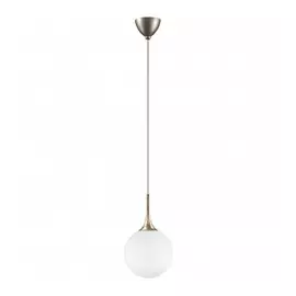 813023 (MD5086-1GL) Подвес GLOBO 1х40W E14 champagne gold/white (в комплекте)