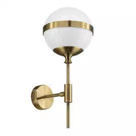 813611 (MB1803-1EB) Бра GLOBO 1х40W E14 electroplating bronze/white (в комплекте)