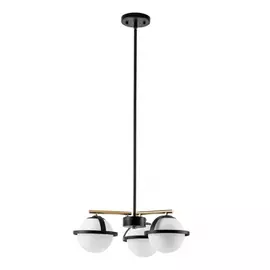 815237 (SD1530/3) Люстра CROCO 3х40W E14 ЛАТУНЬ/ЧЕРНЫЙ (в комплекте)