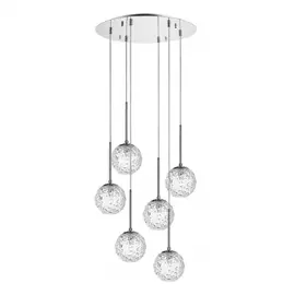 815260 (MD9500/6A) Люстра BARI 6х40W G9 ХРОМ (в комплекте)