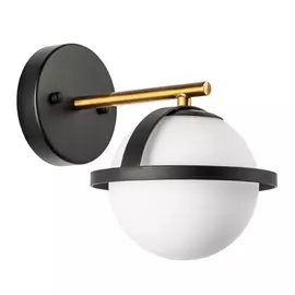 815617 (SB1530/1) Бра CROCO 1х40W E14 ЛАТУНЬ/ЧЕРНЫЙ (в комплекте)