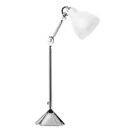 865914 (MТ1201802-1А) Настольная лампа LOFT 1х40W E14 ХРОМ (в комплекте)