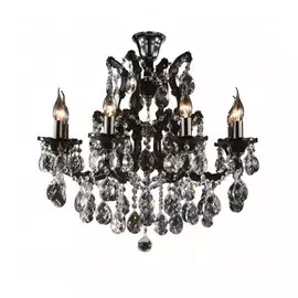 879087 (MD100009-8) Люстра подвесная CHAMPA NERO 8х60W E14 ХРОМ (в комплекте)