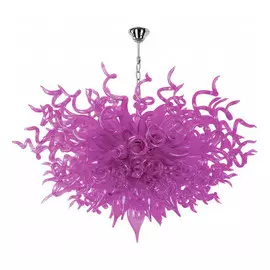 890040*** (BS-D040) Люстра ARTGLASS LED 9х1W ФИОЛЕТ (в комплекте)