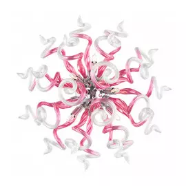 890652*** (MB9028-5) Бра MEDUSA 5х40W G9 PINKY+CLEAR/РОЗОВЫЙ+ПРОЗРАЧНЫЙ (в комплекте)