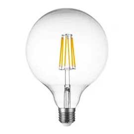 933202 Лампа LED FILAMENT 220V G125 E27 10W=100W 920LM 360G CL 3000K 30000H (в комплекте)
