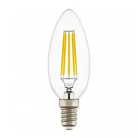 933504 Лампа LED FILAMENT 220V C35 E14 6W=65W 400-430LM 360G CL 4000K 30000H (в комплекте)