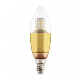 940522 Лампа LED 220V C35 E14 7W=70W 460LM 60G CL/GD 3000K 20000H (в комплекте)