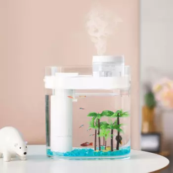 Аквариум Xiaomi Geometry Amphibious Ecological Fish Tank Separable Humidifier (HF-JHYGZHC001)
