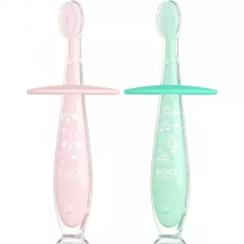 Детские зубные щётки Xiaomi Baby Silicone Toothbrush Koia Mama 8M (2 шт)
