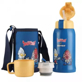 Детский термос Beddybear Double Cover Children's Mug 600ml Ultraman