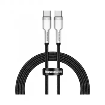 Кабель Xiaomi Baseus Cafule Series Metal Data Cable Type-C to Type-C 100W 1m Black (CATJK-C01)