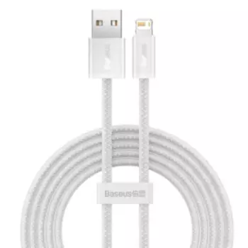 Кабель Xiaomi Baseus Cafule Series Metal Data Cable USB to iP PD20W Fast Charge 1m White (CATLJK-A02)