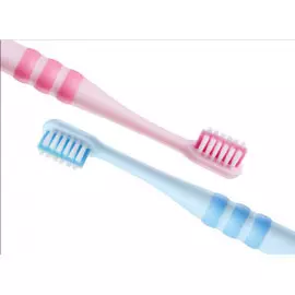 Комплект детских зубных щеток Xiaomi DR.BEI Kids Toothbrush 2 in1 Pink-Blue (2 шт.)