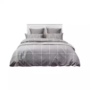 Комплект постельного белья Como Living Bed Sheets Grey 1.8m
