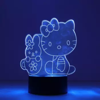 Лампа 3D Котенок (GL-96)