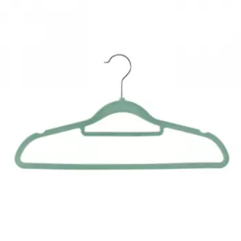 Набор вешалок для одежды Jeko&amp;Jeko Non-slip Flocking Hanger Green 10 шт (SWH-2521)