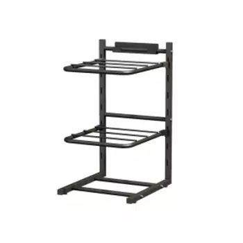 Стеллаж настенный Nagu Multi-Layer Wall-mounted Storage Rack Black (3 полки)