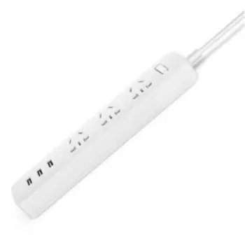 Удлинитель Xiaomi Mi Power Strip 3 розетки и 3 USB порта White