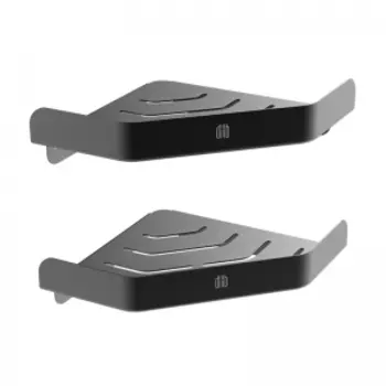 Угловая полка в ванную комнату Xiaomi Diiib Corner Basket Rack Black 2 шт (DXGJ004-2)