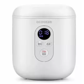 Умная мультиварка-рисоварка Xiaomi QCOOKER Circle Kitchen Mini Anti-overflow Rice Cooker Retro 1.2L White (CD-FB01)