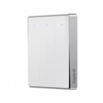 Умный беспроводной выключатель трехклавишный Xiaomi Linptech Glass Panel Smart Wireless Switch E1 Three Button White (KE1GBB MI)