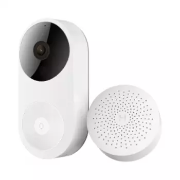 Умный дверной звонок Xiaomi Xiaobai Smart Video Doorbell D1 Set White (CDMR001W / CDMR001WJ)