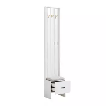 Вешалка для одежды Xiaomi LINSY Light Luxury Hallway Closet With A Tilting Shoe Cabinet White (AK40-В)