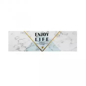 Водонепроницаемый коврик для кухни Dajiang Waterproof Anti-skid Anti-fouling Kitchen Mat Marble 150х45cm