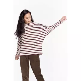 Бадлон Черешня винный в полоску (40-46)