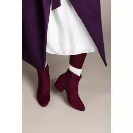 Ботильоны Vagabond "OLIVIA" в замше винного цвета (39)