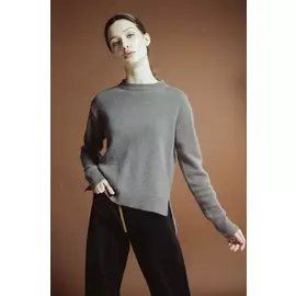 Джемпер KNITPIA с асимметричным низом лавандового цвета (small) (40-46)