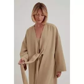 Кардиган с широким поясом