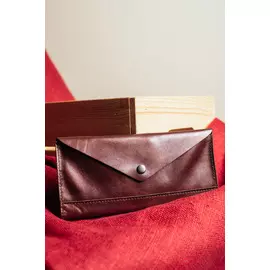 Кошелек KU'KS большой медного цвета (One Size)