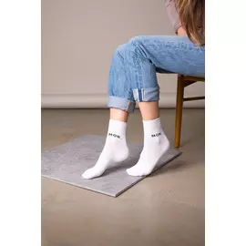 Носки STYLEHUB белого цвета "MON" (35-42)
