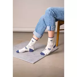 Носки STYLEHUB кремового цвета "Bright" (35-42)