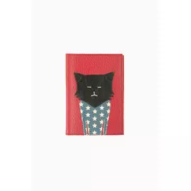 Обложка для паспорта Чернила черный кот (One Size)