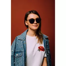 Очки 7350 в коричневой оправе (One Size)