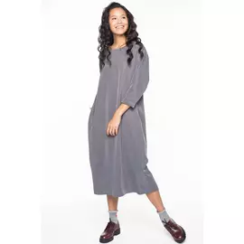 Платье Черешня "Лея" речной перламутр из плотного тенсела (38-42)