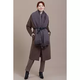 Шарф OLDCRAFT меланж - коричневый (One Size)