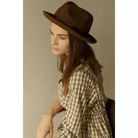 Шляпа CHRISTYS "CHEPSTOW" коричневая