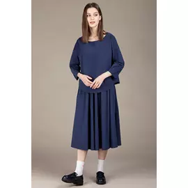 Топ Черешня от костюма Rosa синего цвета (42-46)