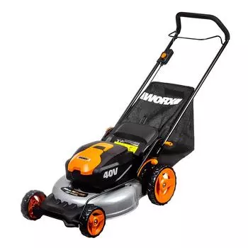 Аккумуляторная газонокосилка Worx Wg751e