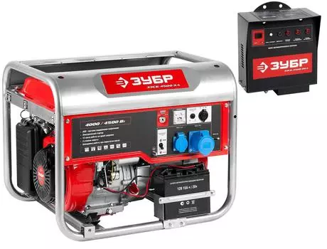 Бензиновый генератор ЗУБР ЗЭСБ-4500-ЭА